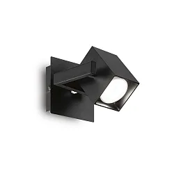 Væg- og Loftlampe MOUSE 1-flamme, svingbar, drejelig GU10 IP20, sort