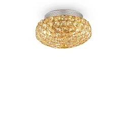 Loftlampe KING PL3, 3-flammer, G9, 40W, guld