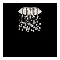 Loftlampe MOONLIGHT PL8, 8-flammer, G9, 40W, guld