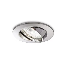 Indbygningslampe SWING svingbar GU10 IP20, chrom