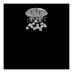 Loftlampe MOONLIGHT PL5, 5-flammer, G9, 40W, guld