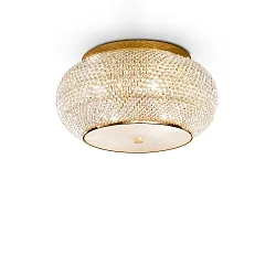 Loftlampe PASHA PL6 6-flammer E14 IP20, guld 