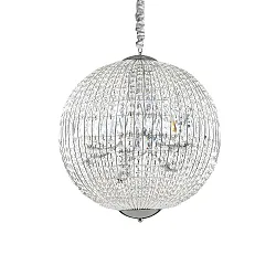 Pendant luminaire LUXOR SP12, 12 flames, G9, 40W, chromee
