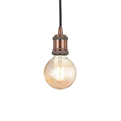 Pendel FRIDA E27 IP20, antik kobber, sort