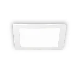 Overfladearmatur GROOVE SQUARE 16.8CM firkantet, mittelgroß IP20, hvid 