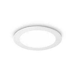 LED recessed area light GROOVE ROUND, IP20, Ø 22.7cm, 30W 3000K 2450lm 110°, white