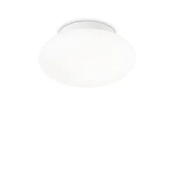 Outdoor wall / ceiling luminaire BUBBLE, Ø 33.5cm / H 17cm, 1x E27, aluminium / plastic