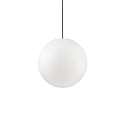 Udendørs pendel SOLE Ø 30CM balleformet E27 IP44, opal hvid dæmpbar
