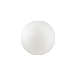Udendørs pendel SOLE Ø 40CM balleformet E27 IP44, opal hvid dæmpbar