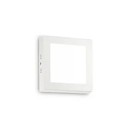 Væg- og Loftlampe UNIVERSAL SQUAR IP20, hvid