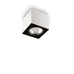 Loftlampe MOOD SQUARE svingbar GU10 IP20, stål, hvid