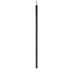 LED pendant luminaire ULTRATHIN ROUND, lenght 100cm / Ø 3cm, 11.5W 3000K 1000lm, matt black