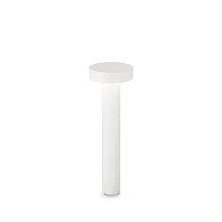 Udendørs stativlampe TESLA SMALL G9 IP44, hvid, pulverlakeret