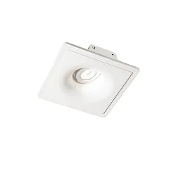 Indbygningslampe ZEPHYR D20 overmalbar GU10 IP20, hvid