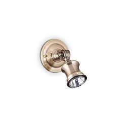 Wall / Ceiling spot BARBER, 1 flame, incl. GU10 LED 5W 3000K 400lm, adjustable