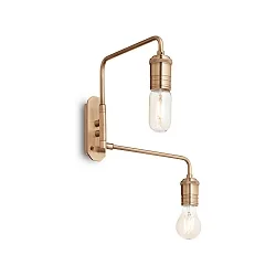 Væglampe TRIUMPH AP2 2-flammer E27 IP20, antik messing