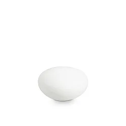 Outdoor luminaire SASSO, IP44, G9, with plug + earth spike, plastic opal