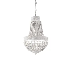 Lysekrone MONET 5-flammer E14 IP20, hvid