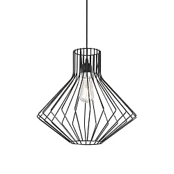 Pendant luminaire AMPOLLA 4, DIAMOND WIDE, shade Ø 39.5cm / H 42cm, E27, adjustable height