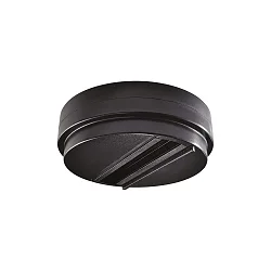 3-faset loftsroset QUICK | SMILE | FOX - SINGLE ON-OFF rund, on/off, sort mat