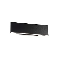 Væglampe DESK up / down IP20, sort mat, pulverlakeret