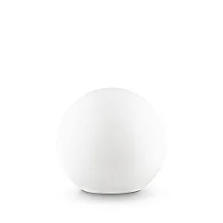 Udendørs stativlampe SOLE Ø 40CM balleformet E27 IP65 / IP44, opal hvid dæmpbar
