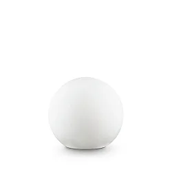 Udendørs stativlampe SOLE Ø 30CM balleformet E27 IP65 / IP44, opal hvid dæmpbar