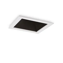 Indbygnings loftlampe GAME TRIM SQUARE 84MM firkantet, stiv, UGR < 19, on/off IP40/IP20, sort, hvid 