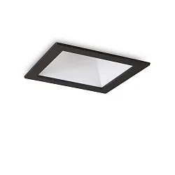 Indbygnings loftlampe GAME TRIM SQUARE 84MM firkantet, stiv, UGR < 19, on/off IP40/IP20, sort, hvid 