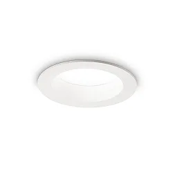 LED recessed spot BASIC WIDE, IP44, Ø 10.3cm, 10W 3000K 1000lm 85°, matt white