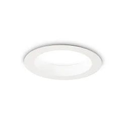 Indbygningslampe BASIC WIDE IP44, hvid mat