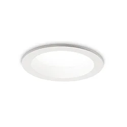 Indbygningslampe BASIC WIDE IP44, hvid mat