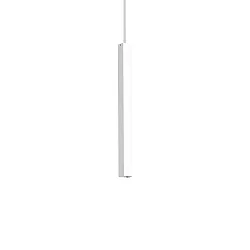 LED pendant luminaire ULTRATHIN SQUARE, lenght 40cm / 3 x 3cm, 11.5W 3000K 1000lm, matt black