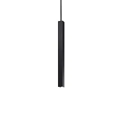 LED pendant luminaire ULTRATHIN SQUARE, lenght 40cm / 3 x 3cm, 11.5W 3000K 1000lm, matt black