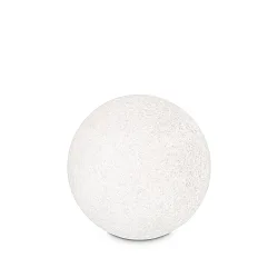 Kuglelampe DORIS E27 IP44, grå, meleret
