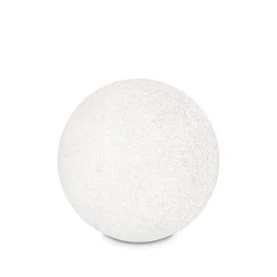 Kuglelampe DORIS E27 IP44, grå, meleret