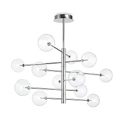 Pendel EQUINOXE 12-flammer G4 IP20, chrom
