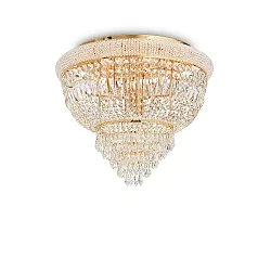 Loftlampe DUBAI 6-flammer E14 IP20, messing
