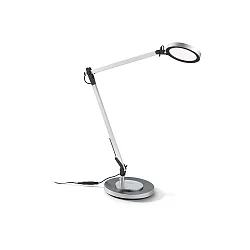 Bordlampe FUTURA med leddelt arm IP20, aluminium dæmpbar
