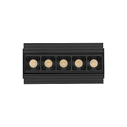 Indbygget downlight LIKA FI TRIMLESS D14 5-flammer, skylle, on/off, UGR < 16 IP20, blank, sort 