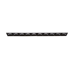 Indbygnings loftlampe LIKA FI TRIMLESS D27 10-flammer, skylle, on/off, UGR < 16 IP20, blank, sort 