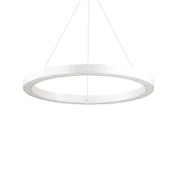 LED pendant luminaire ORACLE ROUND, Ø 70cm, 43W 3000K 2800lm, white