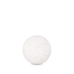 Kuglelampe DORIS E27 IP44, grå, meleret