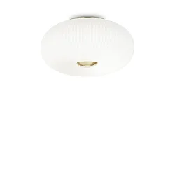 Loftlampe ARIZONA 5-flammer GX53 IP20, hvid, messing satineret