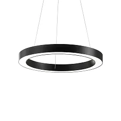 LED pendant luminaire ORACLE ROUND, Ø 60cm, 39W 3000K 2500lm, black