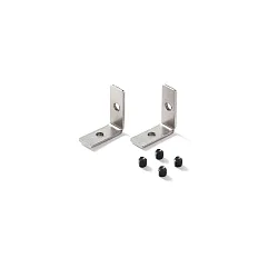 tilslutningsdel SLOT RECESSED, metal, sort