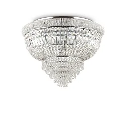 Loftlampe DUBAI 24-flammer E14 IP20, chrom