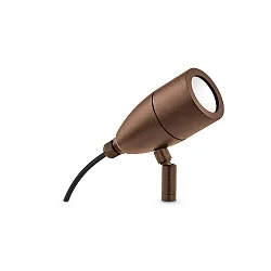 Outdoor spike luminaire INSIDE, IP54, G9 max. 9W, aluminium, coffee brown