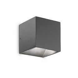 Udendørs wall luminaire RUBIK-AP1 1-flamme IP44, antracit, pulverlakeret