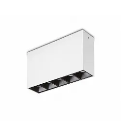overflade downlight LIKA PL SURFACE D13 5-flammer, on/off, UGR < 16 IP20, hvid mat 